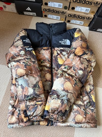 Supreme x The North Face Leaves Nuptse Jacket "Leaves"