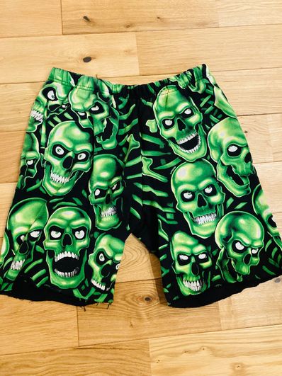 Supreme Skull Pile Sweatshort "Black"