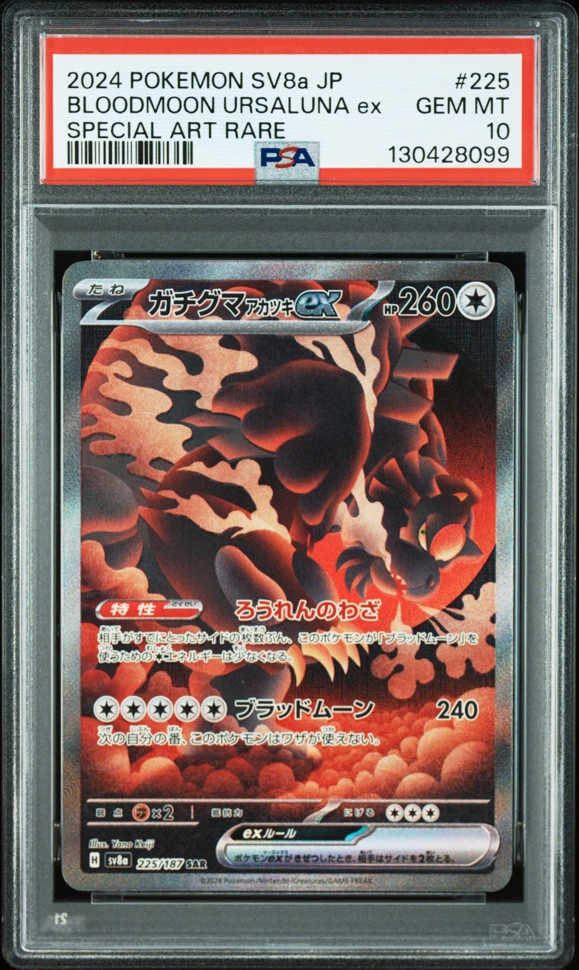 ガチグマ アカツキex SAR [SV8a 225/187](ハイクラスパック「テラスタルフェスex」)