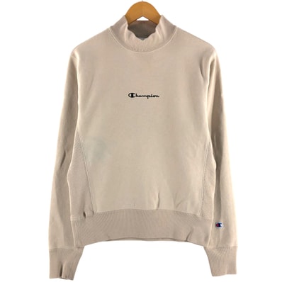 古着 チャンピオン Champion REVERSE WEAVE リバースウィーブ ハイネック ロゴスウェットシャツ トレーナー メンズS相当/eaa424423