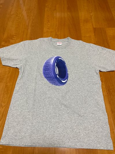 Supreme Tire Tee "Heather Grey"