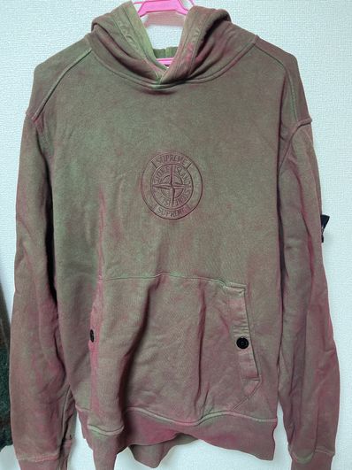 Supreme / Stone Island® Hooded Sweatshirt "Red"