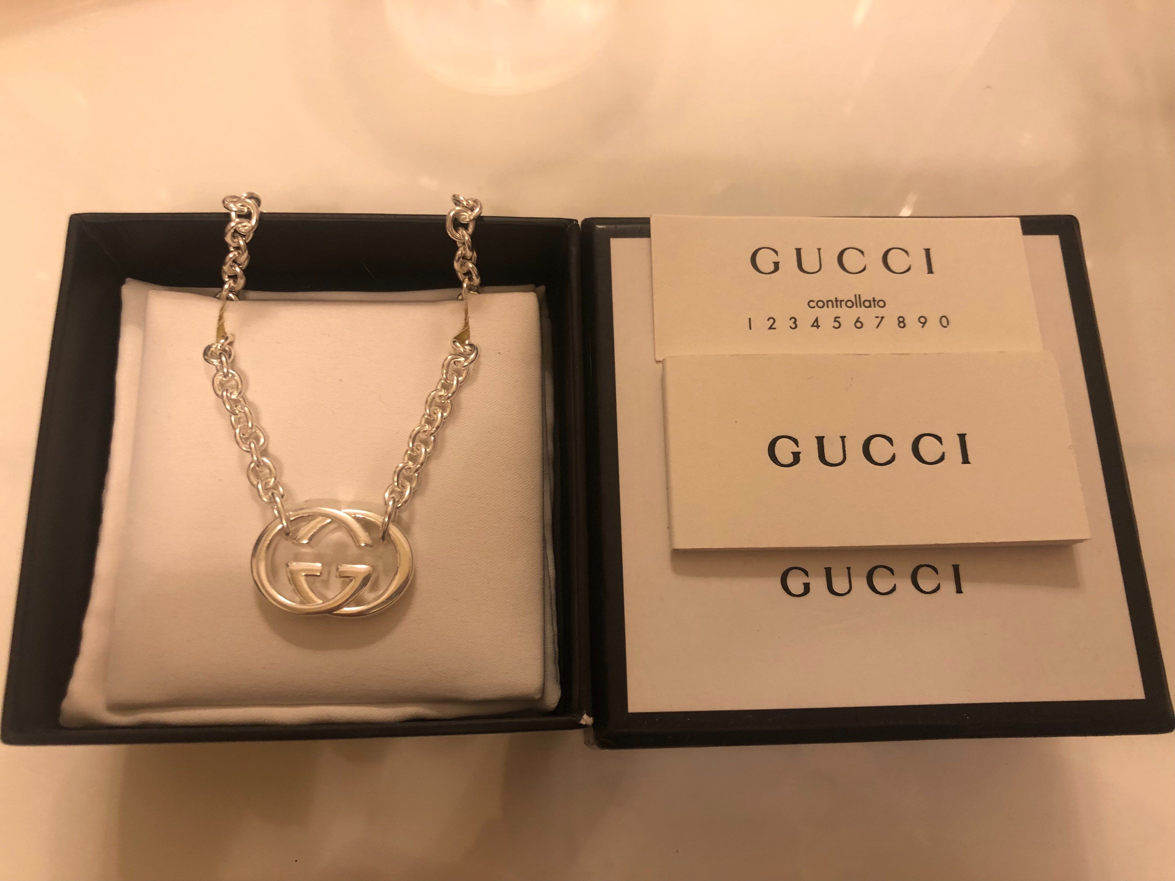 GUCCI GG Necklace "Silver"