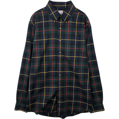 古着 ブルックスブラザーズ Brooks Brothers Est.1818 長袖 ボタンダウンチェックシャツ メンズL相当/eaa642884