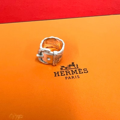 HERMES エルメス ディアンヌ ベルト リング シルバー925 リング・指輪 8号 シルバー
44204