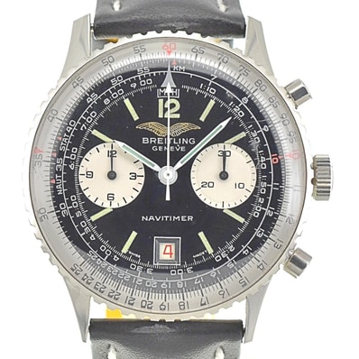 値下 ブライトリング BREITLING 7808 ナビタイマー クロノグラフ デイト バルジュー7740 自動巻き メンズ 良品 B#141998