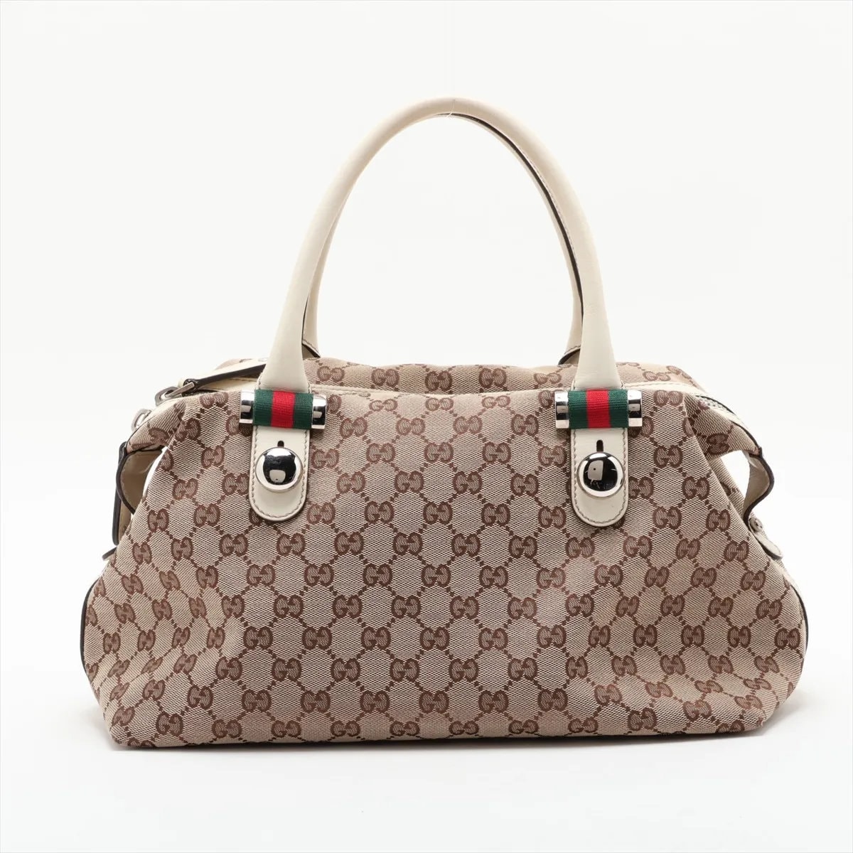 ■美品 グッチ GGキャンバス 232948 ハンドバッグ