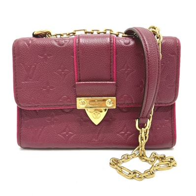 ルイヴィトン LOUIS VUITTON サンシュルピスPM M43393 モノグラムアンプラント カバン チェーンバッグ ポシェット 斜め掛け ショルダーバッグ モノグラムアンプラントレザー レッド