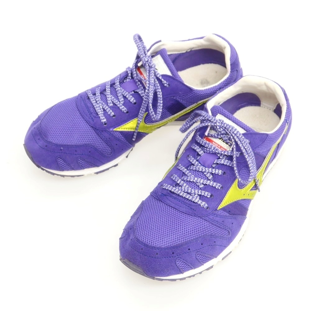 【中古】ミズノ Mizuno MizunoのWAVE KUDOS RW-1 ランニング スニーカー パープル【サイズ24.5cm】【メンズ】 이미지