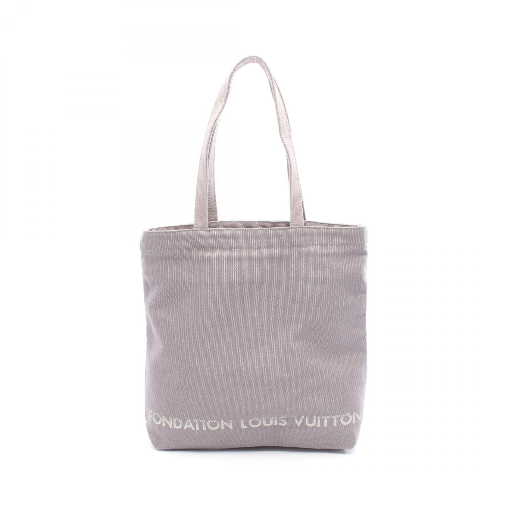 ルイ・ヴィトン LOUIS VUITTON フォンダシオン トートバッグ バッグ キャンバス レディース グレー系 2000000000565 【新品】