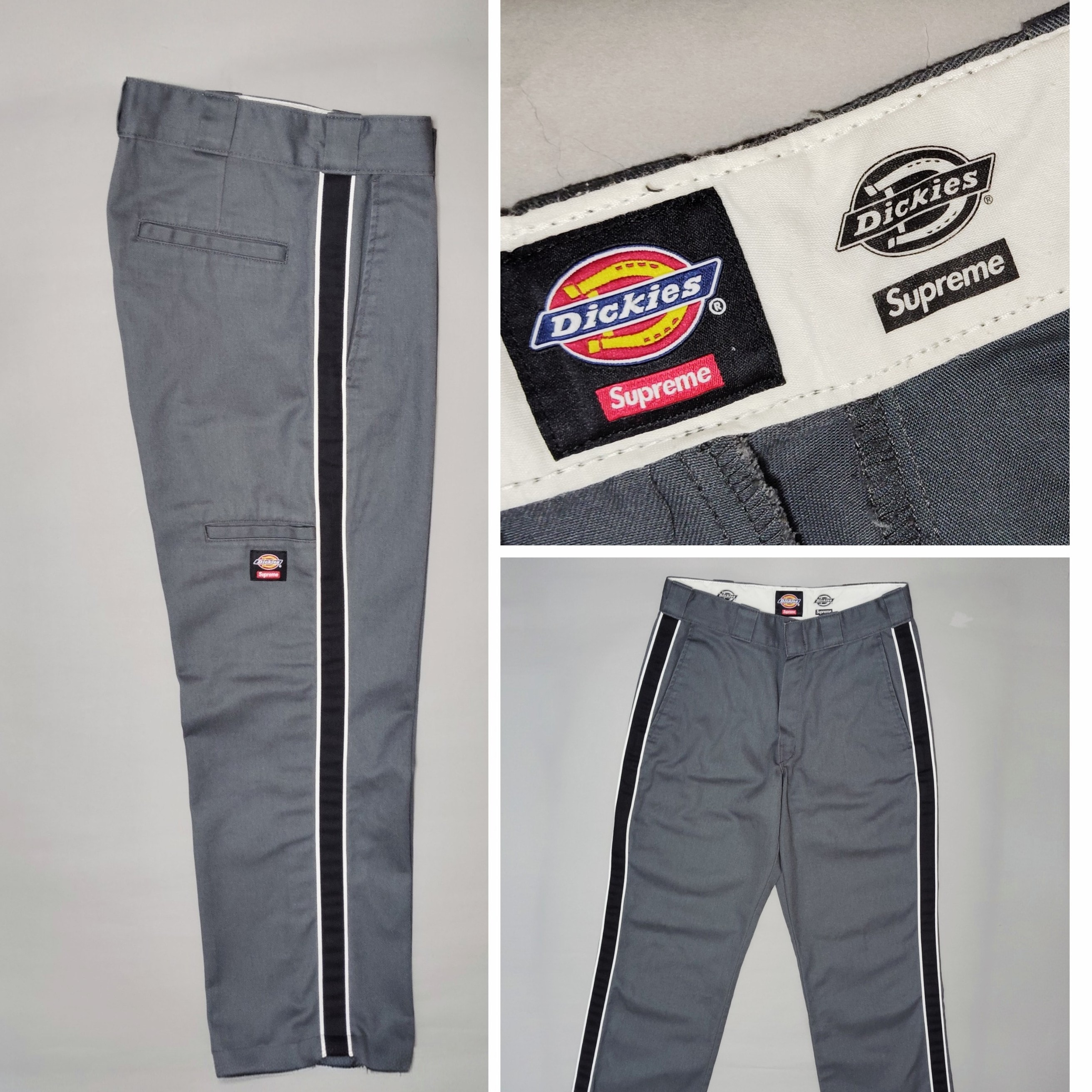 Supreme x Dickies Stripe 874 Work Pant "Charcoal"