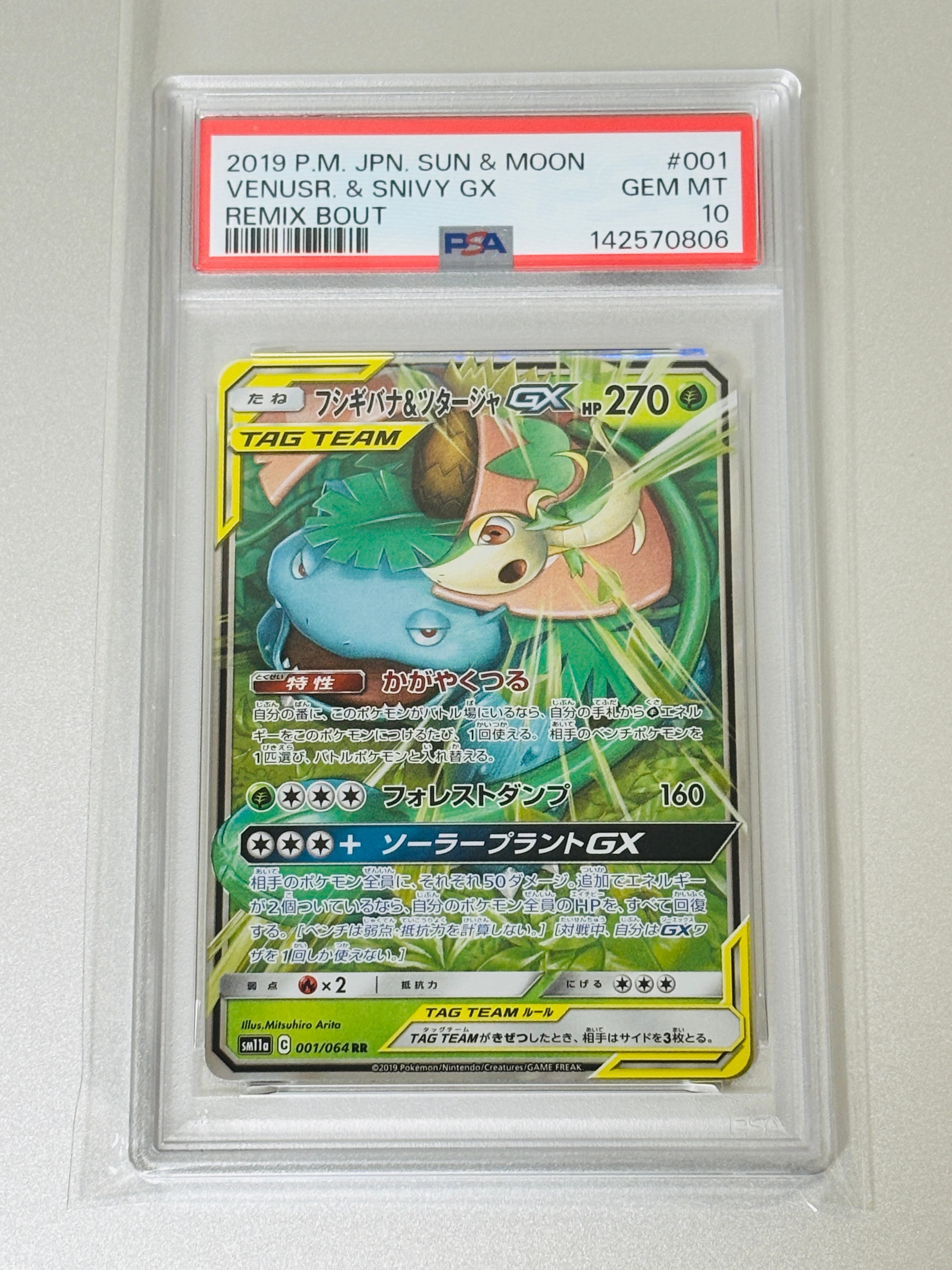 フシギバナ&ツタージャGX RR [SM11a 001/064](強化拡張パック