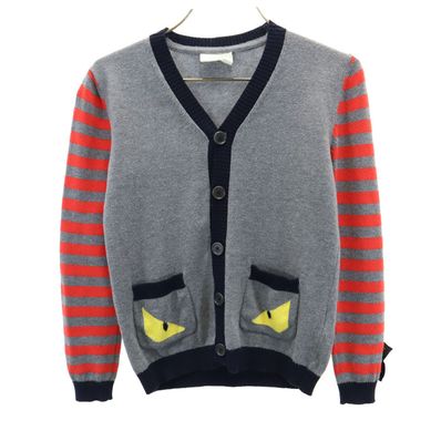 FENDI 長袖 Vネック ニットカーディガン