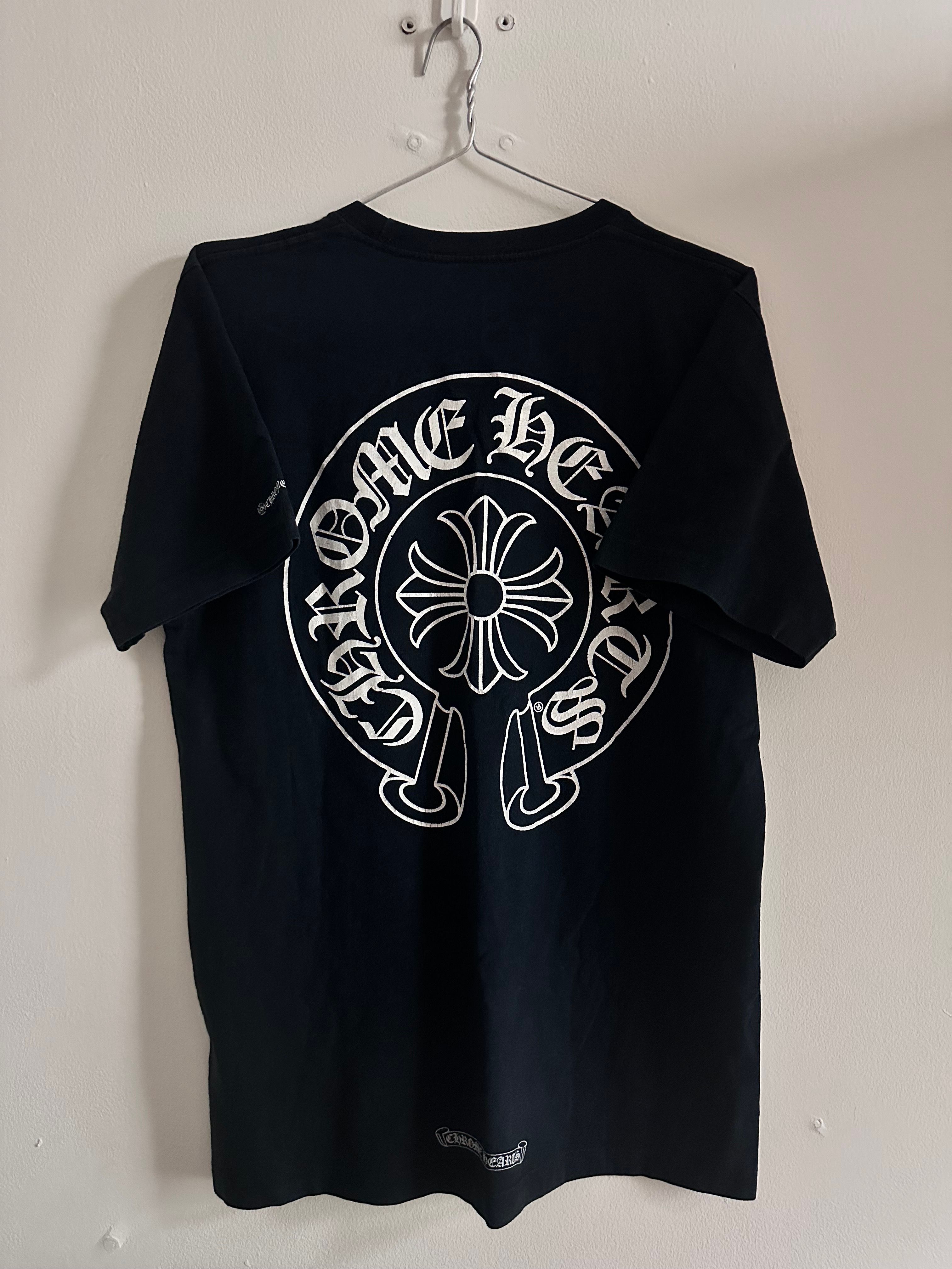 Chrome Hearts Horse Shoe Logo Pocket T-Shirt "Black"