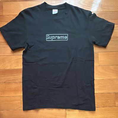 Supreme 2002 Kaws Box Logo Tee "Black"