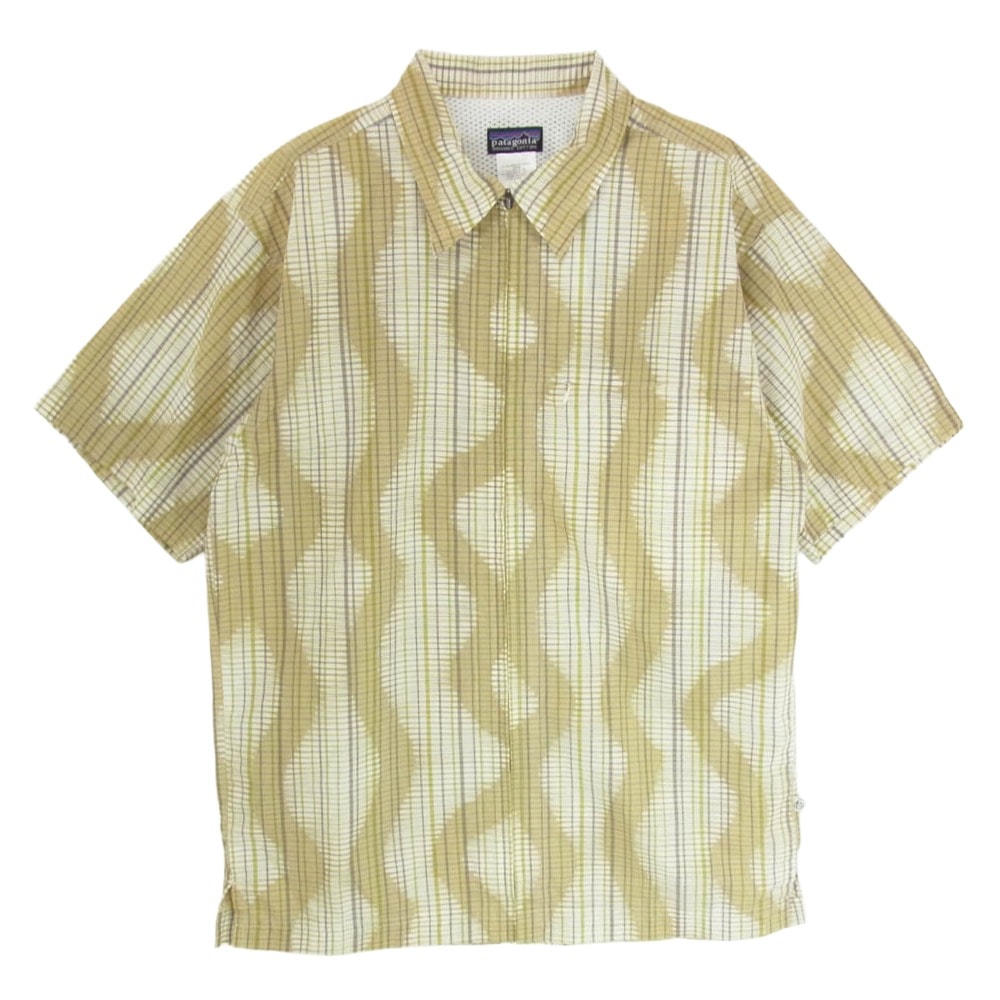 patagonia パタゴニア 半袖シャツ 20772S6 00s OLD RHYTHM SIDEBURN SHIRT リズム サイドバーン シャツ ブラウン系 M【中古】