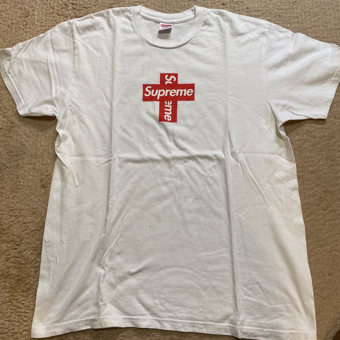Supreme Cross Box Logo Tee "White"