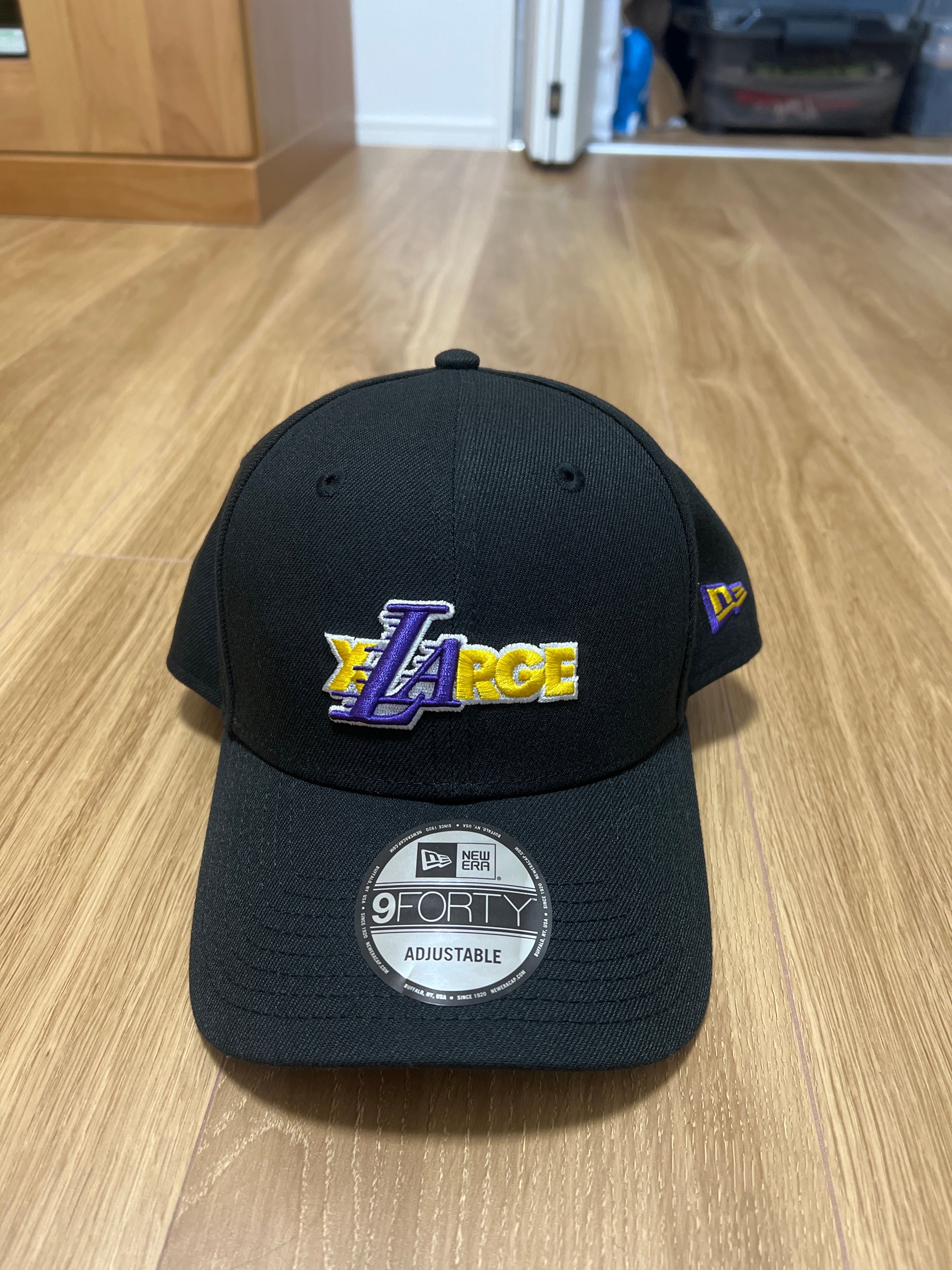 XLARGE x New Era x NBA LAKERS STANDARD LOGO SNAPBACK CAP "Black"