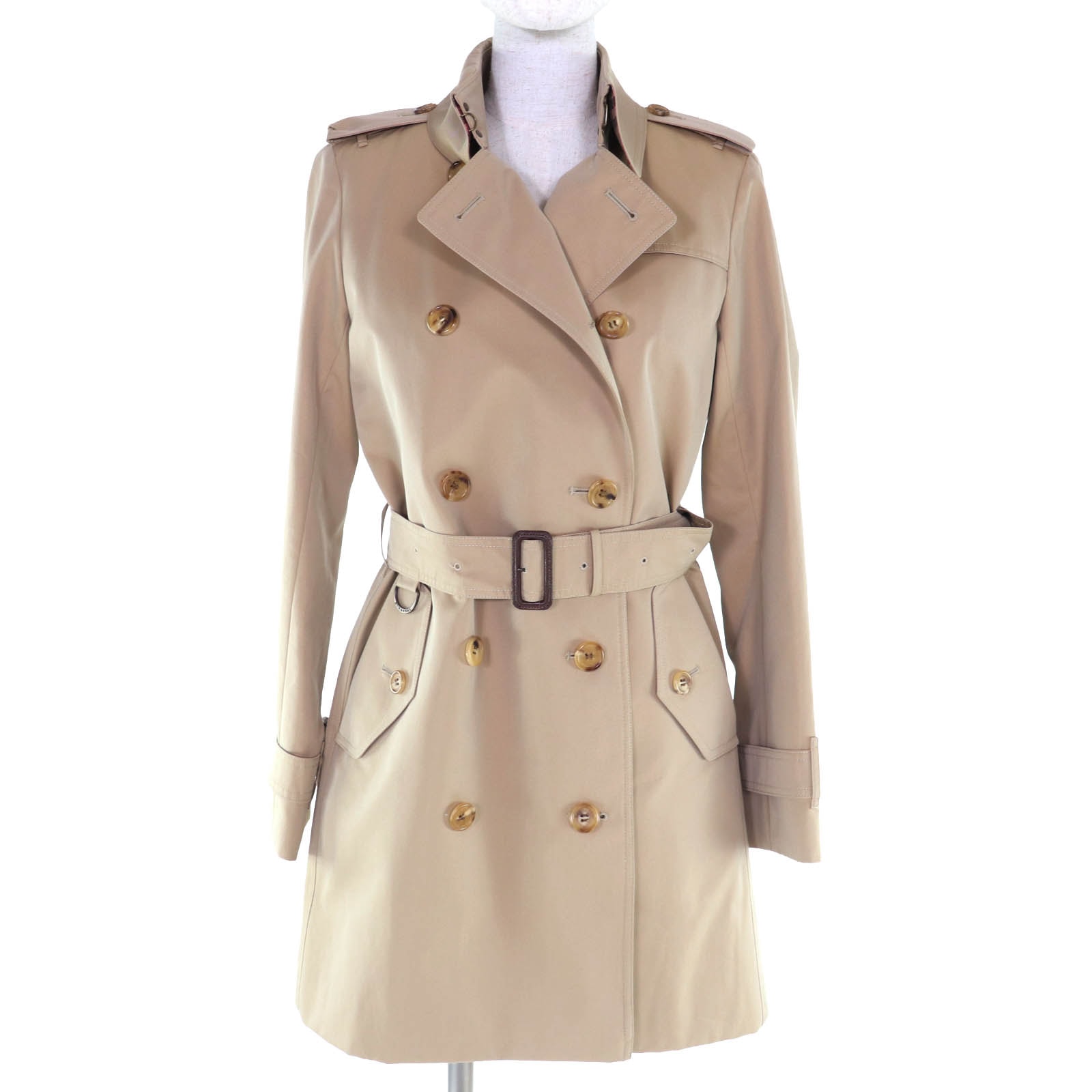 極美品 バーバリーロンドン トレンチコート ベージュ レディース 38