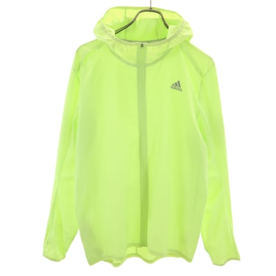 adidas アディダス ウインドブレーカー M ネオンイエロー ジャケット