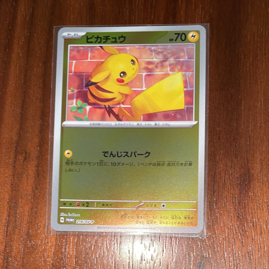 ピカチュウ P [SV-P 216](プロモカードパック「ポケカの夏がキタ!プロモカードGetキャンペーン!」)