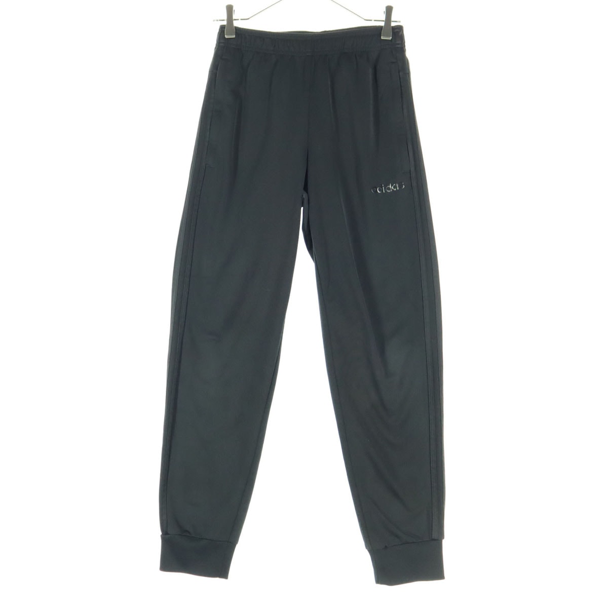 adidas アディダス 英字 トラックパンツ S ブラック