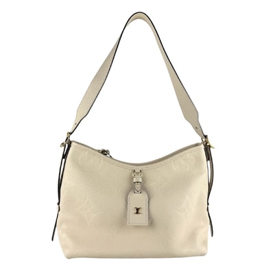 ルイ ヴィトン LOUIS VUITTON ショルダーバッグ モノグラム アンプラント キャリーオールジップNM PM モノグラムアンプラント クリームベージュ レディース M46293【中古】 z9312