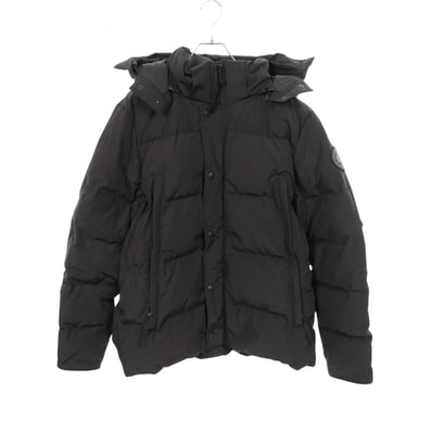 カナダグース CANADA GOOSE WYNDHAM BLACK LABEL ダウンジャケット 衣料品 アウター ポリエステル メンズ ブラック系 2048MB 【中古】