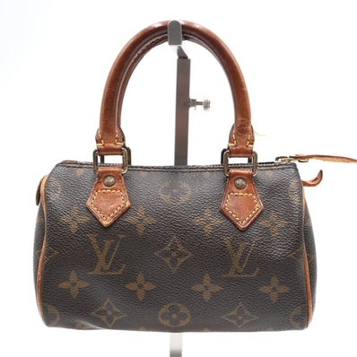 LOUIS VUITTON(ルイ・ヴィトン)ミニ・スピーディ ヴィンテージ ハンドバッグ ミニボストン モノグラム キャンバス ブラウン TH0948 レディース【中古】