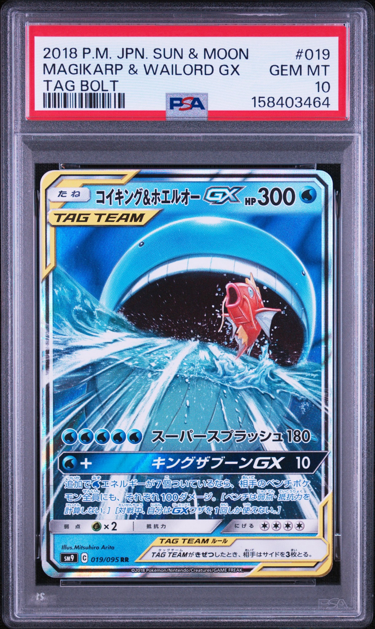 コイキング&ホエルオーGX RR [SM9 019/095](拡張パック「タッグボルト」)