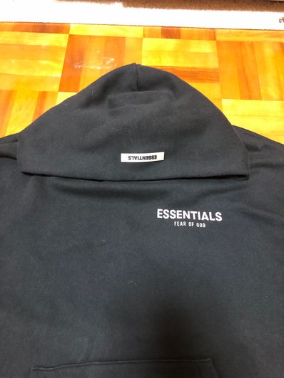 FEAR OF GOD ESSENTIALS Photo Pullover Hoodie "Black"