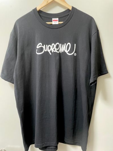 Supreme Handstyle Tee "Black"