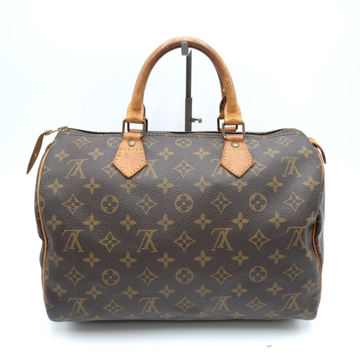 LOUIS VUITTON(ルイ・ヴィトン)スピーディ30 ヴィンテージ ハンドバッグ モノグラム ブラウン PVC レザー ゴールド金具 レディース ボストンバッグ M41526【中古】