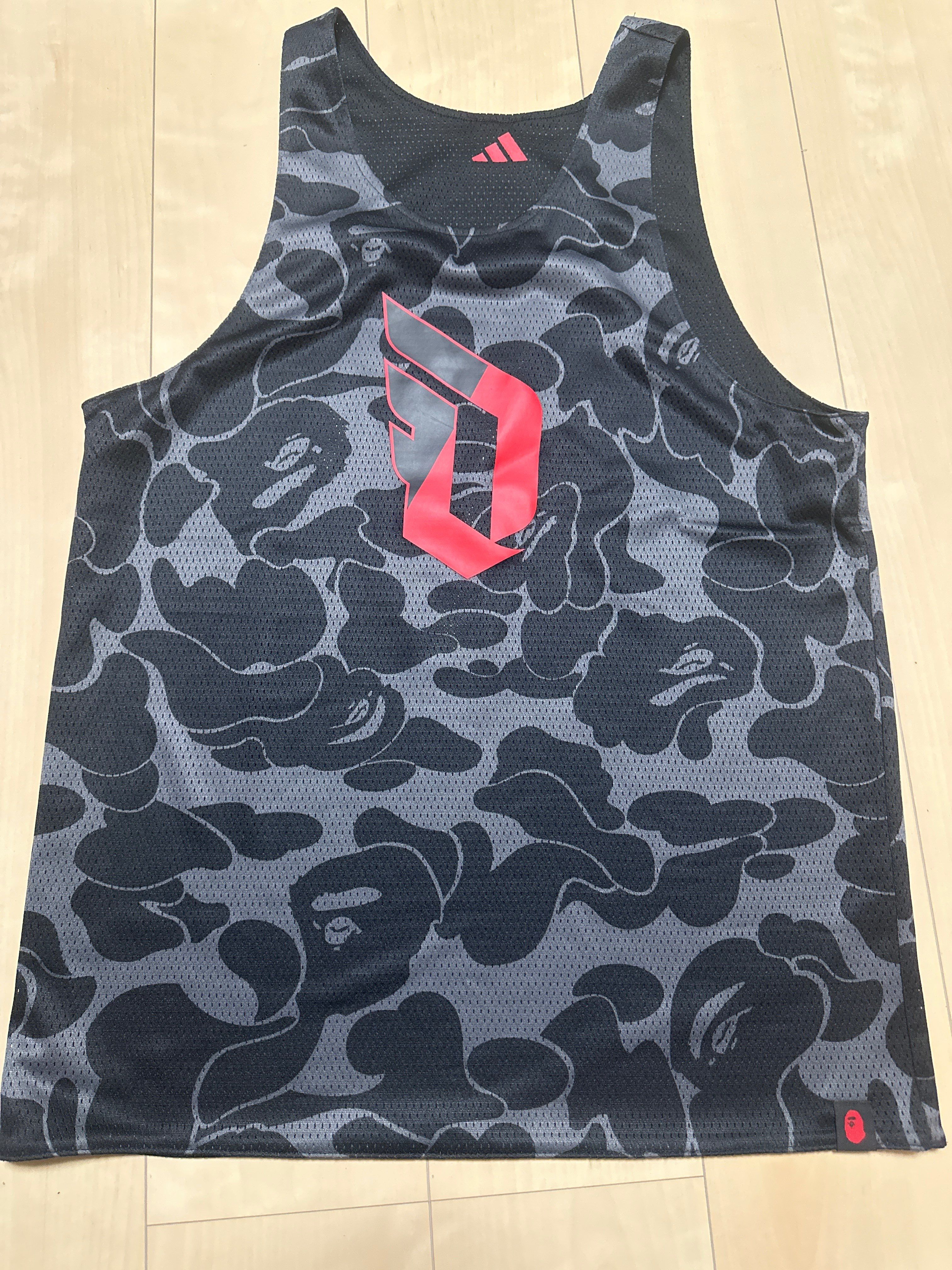 adidas Dame x A BATHING APE 9 Reversible Jersey "Carbon"