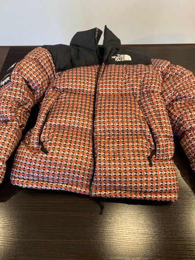 Supreme x The North Face Studded Nuptse Jacket "Red"