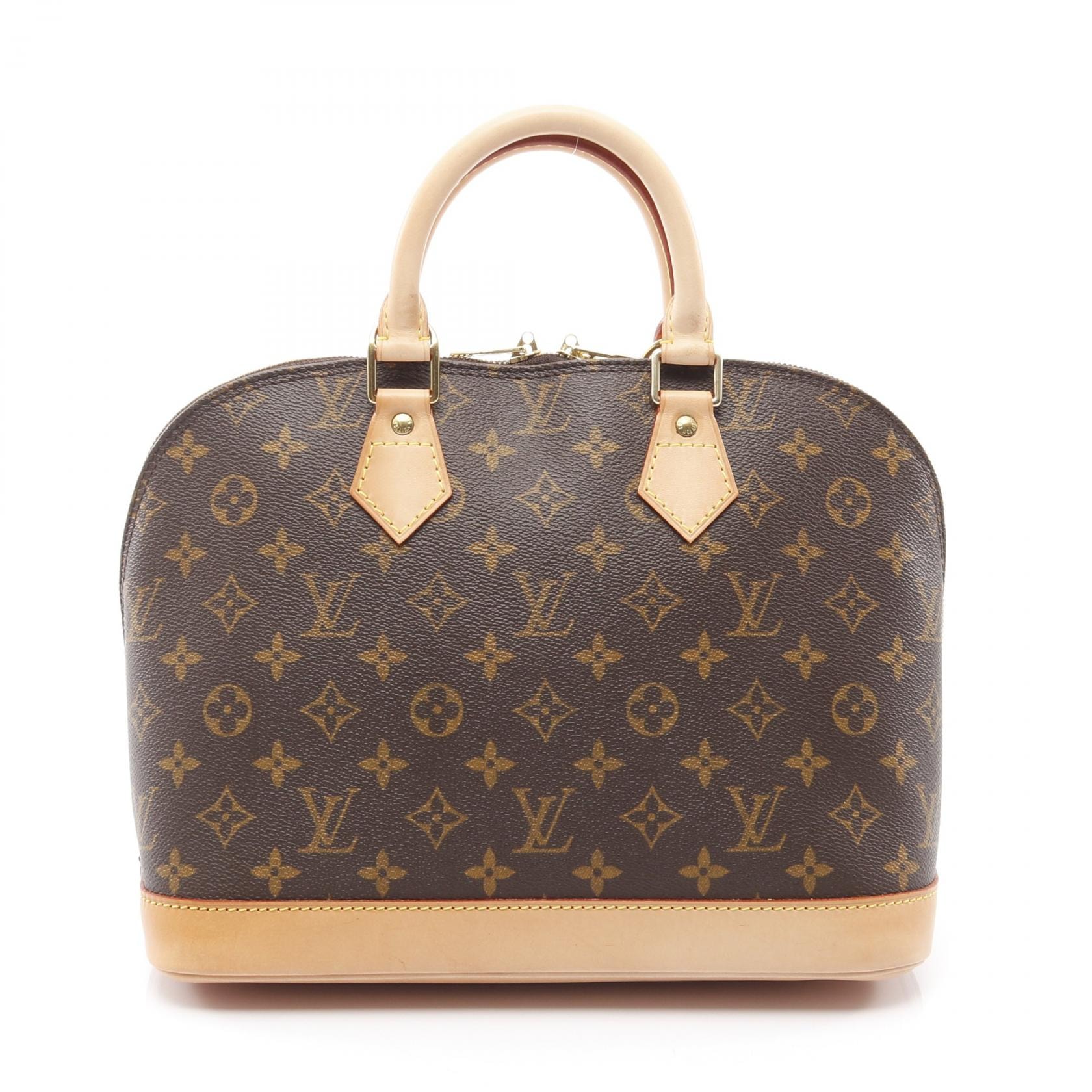 ルイ・ヴィトン LOUIS VUITTON アルマPM ハンドバッグ バッグ PVCコーティングキャンバス レザー モノグラム レディース ブラウン系 M51130 【中古】