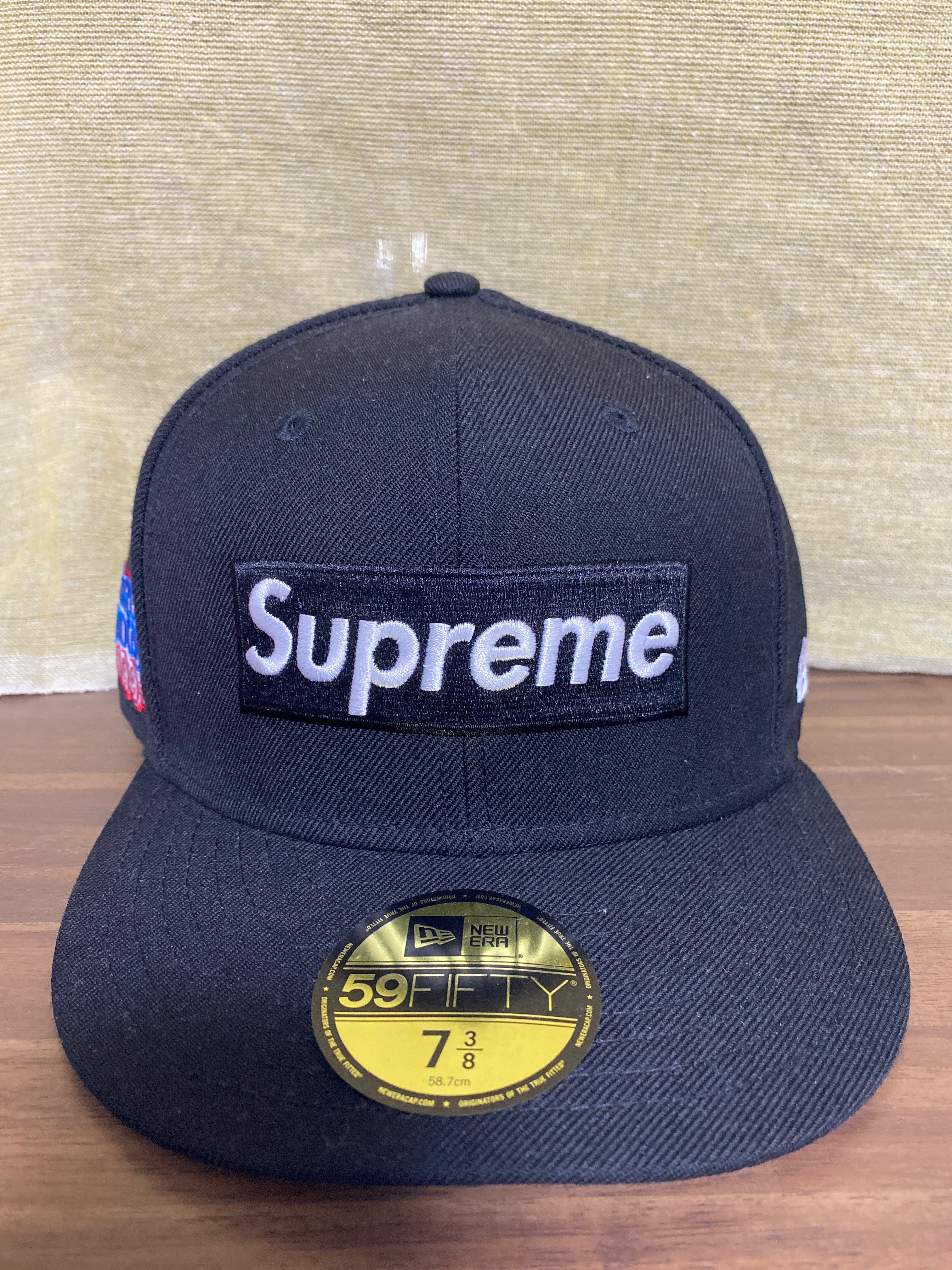 Supreme World Famous Box Logo New Era® "Black"