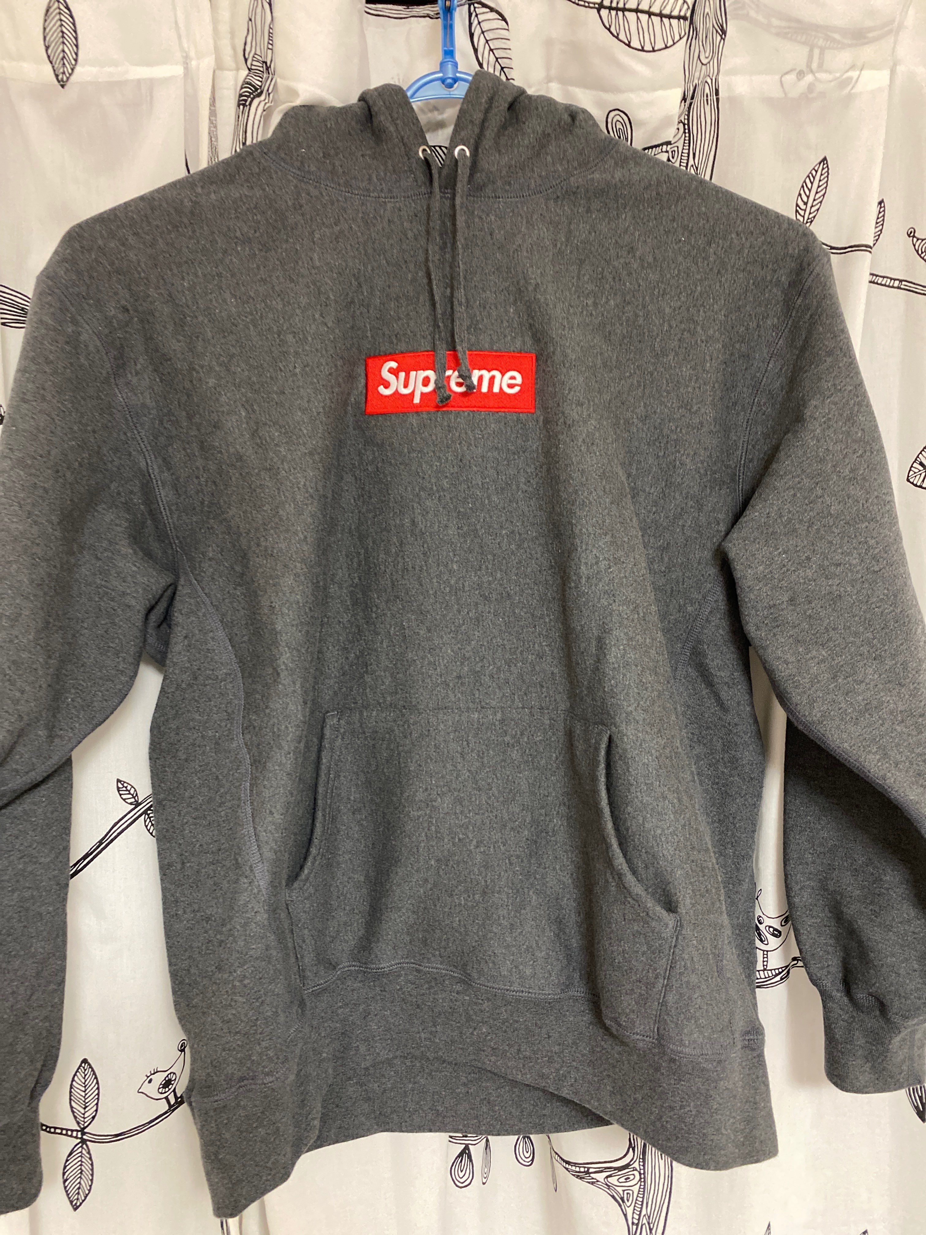 Supreme Box Logo Hooded Sweatshirt "Charcoal" (21FW)
