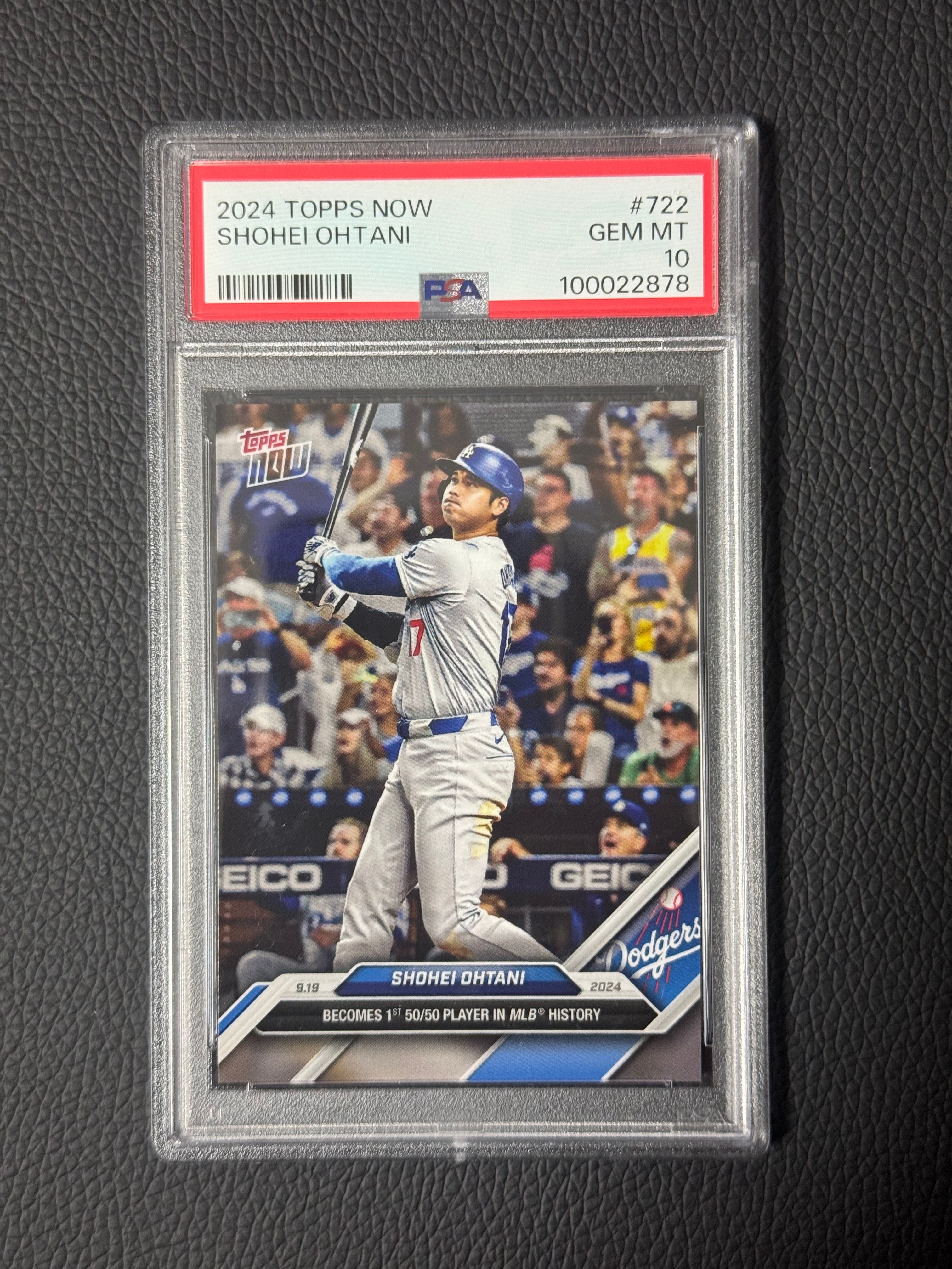 大谷翔平 [722](2024 MLB トップスナウカード「50/50 Club 9/19/24」)