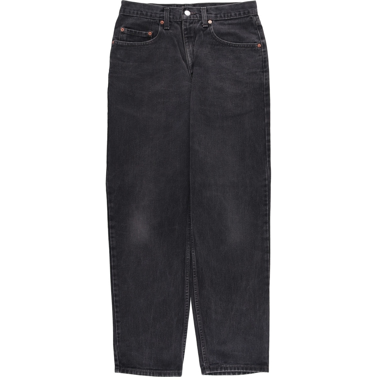 古着 ~00年代 リーバイス Levi's 550 RELAXED FIT ブラックデニム テーパードデニムパンツ カナダ製 メンズw31相当/eaa562997