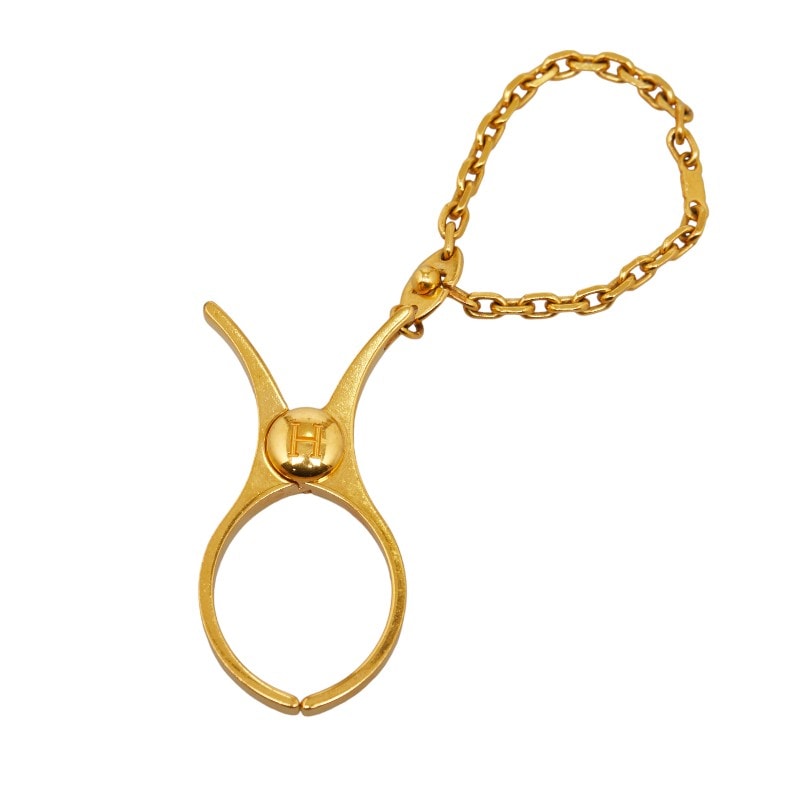 에르메스 필루 글러브 홀더 골드 도금 여성용 HERMES [중고]