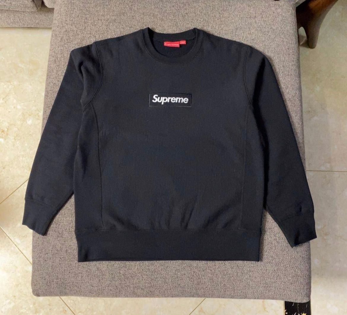 Supreme Box Logo Crewneck Sweatshirt "Black" (18FW)
