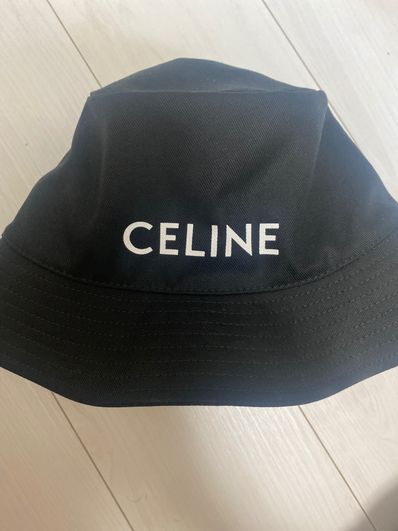 CELINE Bucket Hat In Gabardine Cotton "Ultra Black"
