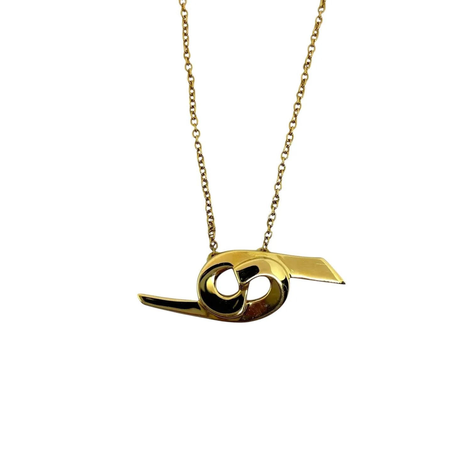 TIFFANY&Co. ティファニー パロマ・ピカソ ゾディアック キャンサー 750YG ネックレス K18イエローゴールド レディース【中古】