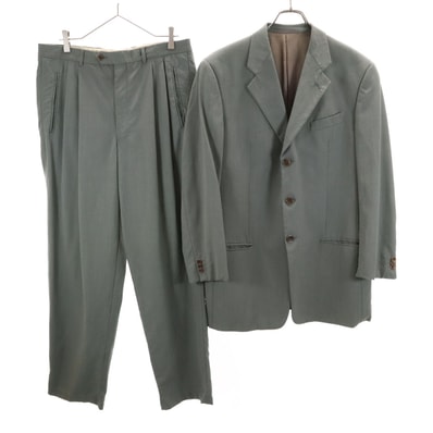 ARMANI COLLEZIONI アルマーニコレッツォーニ イタリア製 スーツ 上下セットアップ グレー