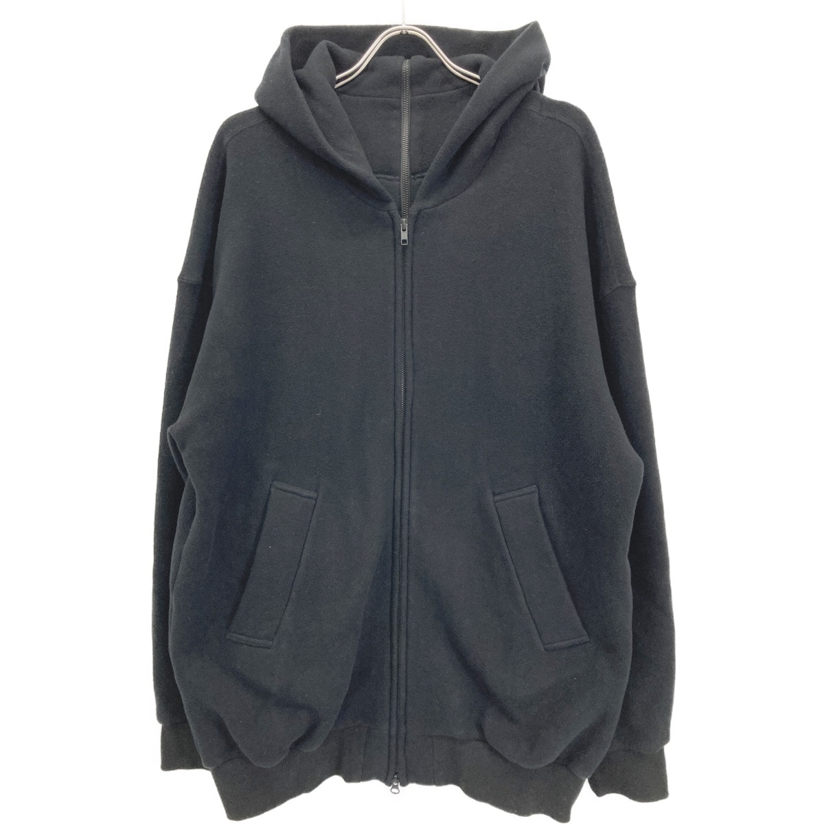 ワイズ ブラック YX-T93-063 変形フリースジップパーカー 2