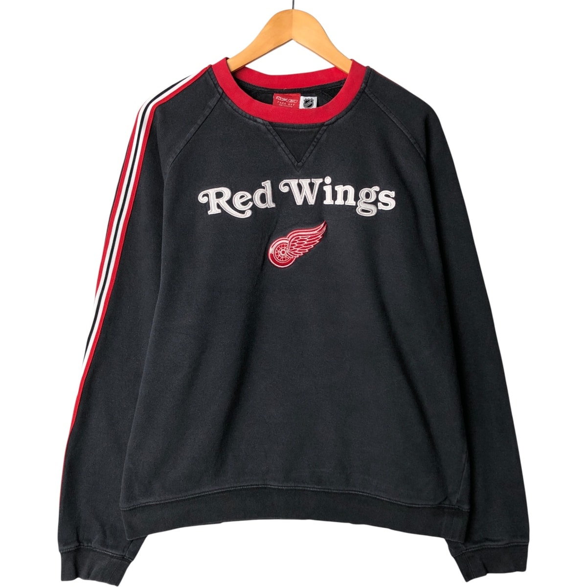 古着 リーボック Reebok NHL DETROIT RED WINGS デトロイトレッドウィングズ スウェットシャツ トレーナー メンズM相当 ヴィンテージ/eaa585598