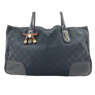 グッチ GUCCI GGキャンバス プリンシー ハンドバッグ【中古】