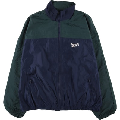 古着 90年代 リーボック Reebok バックロゴ ナイロンジャケット メンズL相当 ヴィンテージ/eaa544549