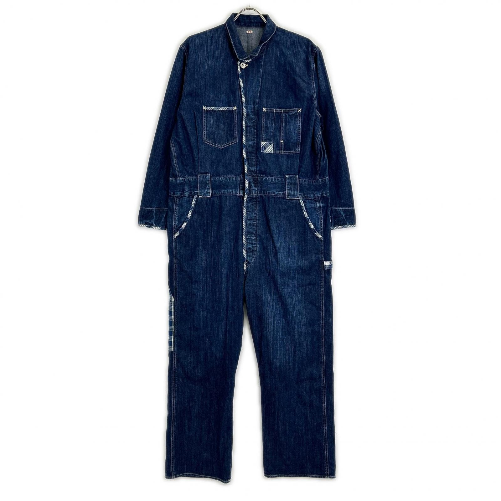ポータークラシック インディゴ デニム オールインワン XS